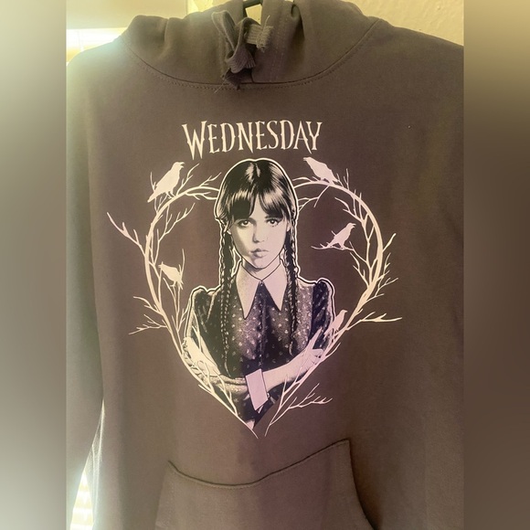 Wednesday Graphic Hoodie - Picture 2 of 8